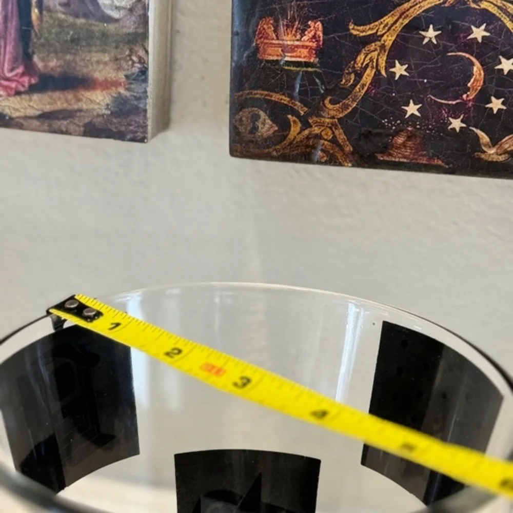 Mid Century‎ Modern 22k Gold and Black Ice bucket